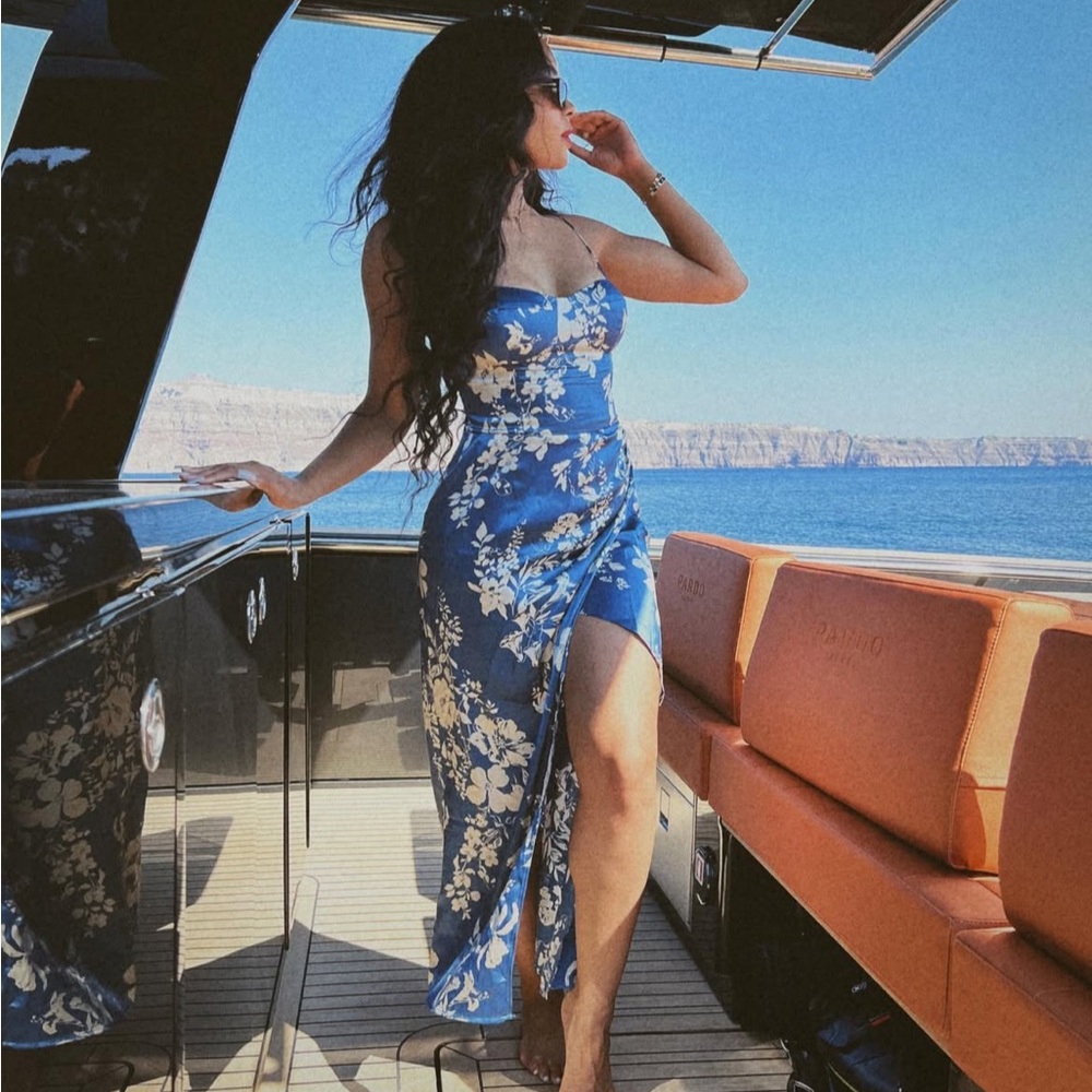 Reformation Marguerite Silk Dress